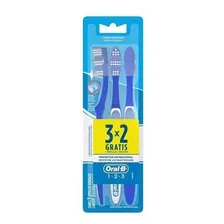 Escova Dental Média Oral-B 1-2-3 Leve 3 Pague 2 Unidades Foto mini 1
