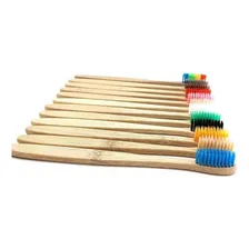 Escova Dente Ecológica Bambu Biodegradável Kit 10 Unidades Foto mini 4
