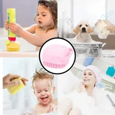Escova Dispenser Shampoo Para Banho Pet Cães Gatos E Louças Foto mini 4