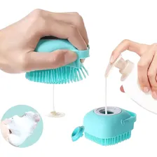 Escova Dispenser Shampoo Para Banho Pet Cães Gatos E Louças Foto mini 2