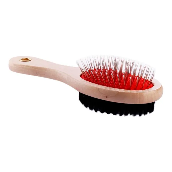 Escova Dupla Face Pet Banho Tosa Desembaraçar Pelos 23cm Foto 1