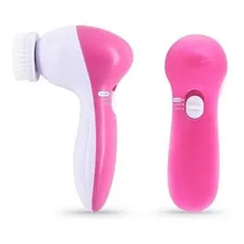 Escova Facial Elétrica Esfoliante Massageadora 5em1 Portátil Foto  mini 1