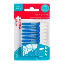 Escova Interdental Picks Sticks Pequeno Edel White 50 Unidades Foto mini 1