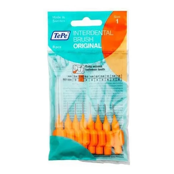 Escova Interdental Tepe - Macia 0,45 (laranja) Foto 1