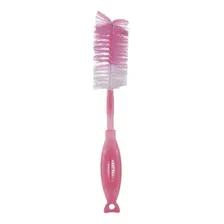 Escova Limpa Mamadeira E Bico 2 Em 1 Multikids Baby Cor Rosa Foto mini 1
