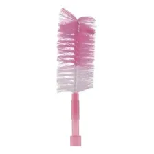 Escova Limpa Mamadeira E Bico 2 Em 1 Multikids Baby Cor Rosa Foto mini 3