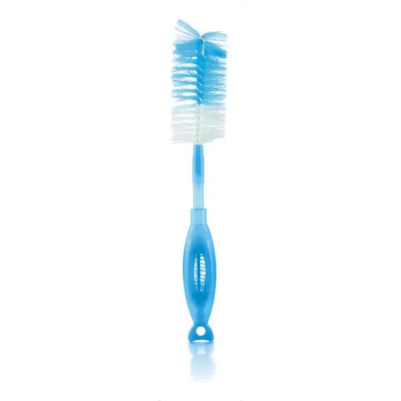Escova Limpa Mamadeira E Bico 2 Em 1multikids Baby Cor Azul Foto 1