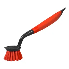 Escova Limpeza Multiuso Redonda Cabo Raspador Powermaid Foto mini 4