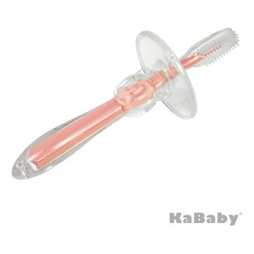 Escova Massageadora De Gengiva Kababy Rosa Foto 1