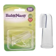Escova Massageadora Para BebĂȘ Baby Nany Cor Branco Foto mini 2