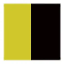 Escova para alisar cabelo mad premium color cerâmica 19 amarelo e preto Belliz Foto mini 3