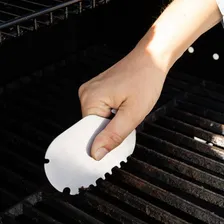 Escova Para Churrasqueira Aço Inox Cinza Naterial Foto mini 4