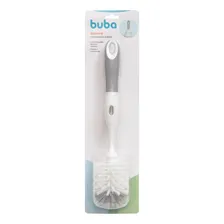 Escova Para Lavar Mamadeira E Bico 2 Em 1 Buba Cor Cinza Foto mini 3