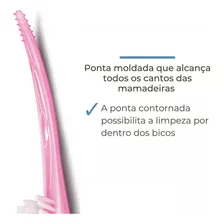 Escova Para Mamadeiras Rosa Philips Avent - SCF145/07 Foto mini 4