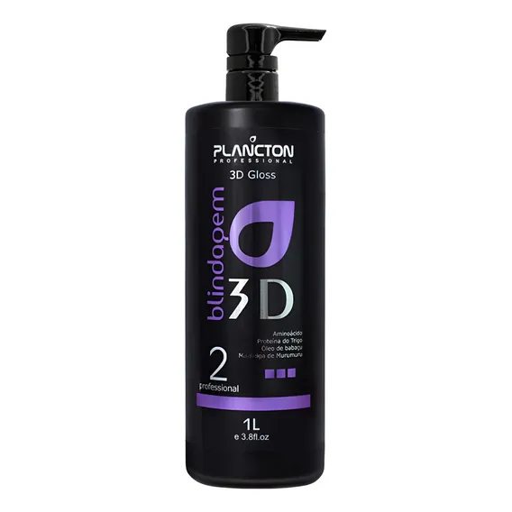 Escova Progressiva 3d Plancton Profissional Salão 1litro Foto 1