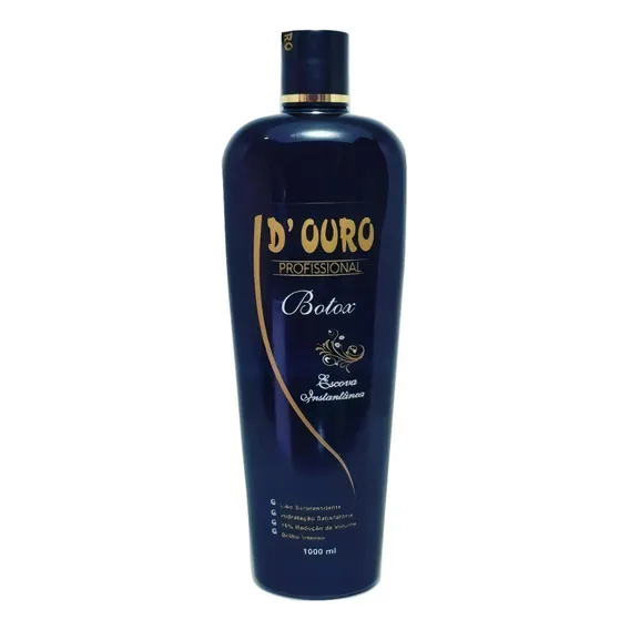 Escova Progressiva De Botox D'ouro 1 Litro Foto 1