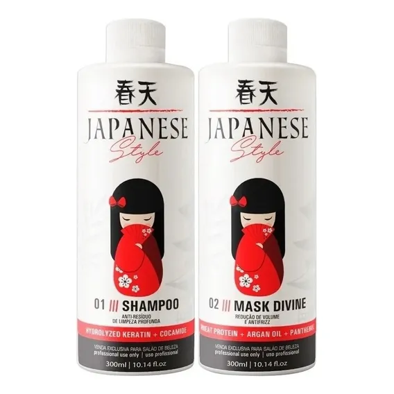 Escova Progressiva Japonesa Style Fioperfeitto 2x300ml Foto 1