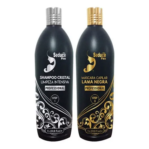 Escova Progressiva New Seduce Plus Lama Negra - Kit Foto 1