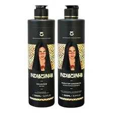 Escova Progressiva Orgânica Sem Formol Indiazinha 2x1 500ml Foto  mini 1