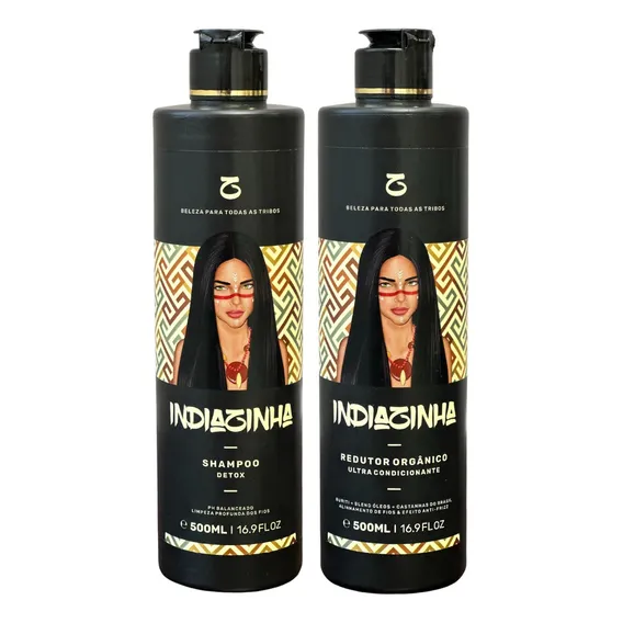 Escova Progressiva Orgânica Sem Formol Indiazinha 2x1 500ml Foto 1