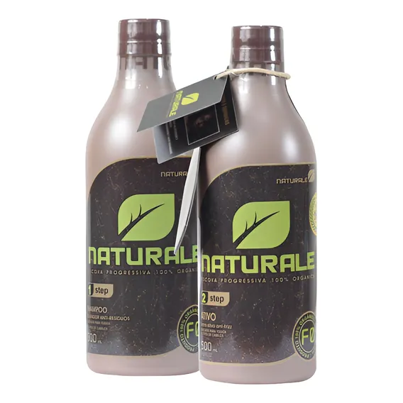 Escova Progressiva Orgânica Sem Formol Naturale /2x500ml Foto 1
