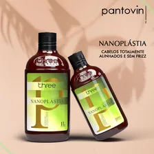 Escova Progressiva Pantovin Zero Formol Nanoplastia 500ml Foto mini 4