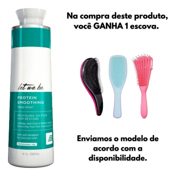 Escova Progressiva Protein Smoothing Let Me Be 1l + Foto 1