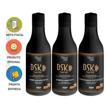 Escova Progressiva Sem Formol Bsk Doux Clair - 3x300ml Foto mini 1