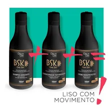 Escova Progressiva Sem Formol Bsk Doux Clair - 3x300ml Foto mini 2