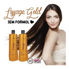 Escova Progressiva Sem Formol Lissagé Gold Hair Advance Foto mini 2