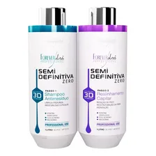 Escova Progressiva Semi Definitiva 2x1litro Forever Liss Foto mini 1