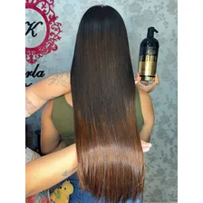Escova Progressiva Semidefinitiva Alenka Gold 1l Alisa Afro Foto mini 4