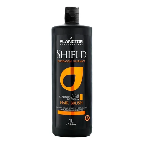 Escova Progressiva Shield Passo 2 Sem Formol Plancton 1litro Foto 1