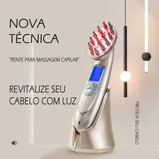 Escova Rf/led Laser Infra Vermelho Antiqueda Cabelo Massagem Cabeludo K-SKIN Foto mini  3