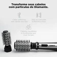 Escova Rotating Air Brush Diamond Brilliance Conair 110V Foto mini 3