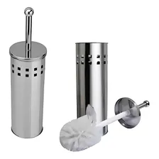 Escova Sanitária Com Suporte Inox Foto mini 4