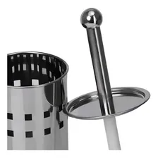 Escova Sanitária Com Suporte Inox Foto mini 2