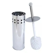 Escova Sanitária Inox Com Suporte Para Banheiro Foto mini 1