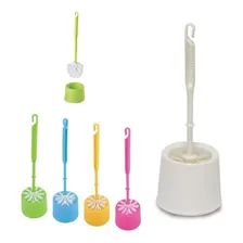 Escova Sanitaria Vassourinha Banheiro Suporte Lavatina Foto mini 2