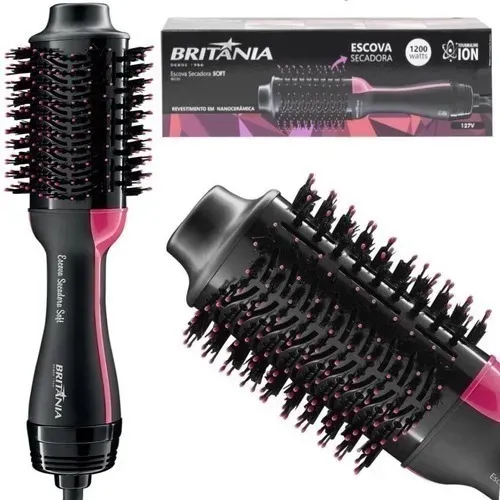 Escova Secadora Britânia Soft Bec02 1200w 220v Foto 1