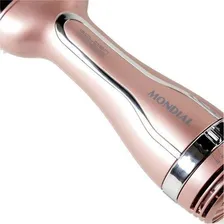 Escova Secadora Mondial E Alisadora Gold Rose Es02 Rosa Luxo 220v Foto mini 4