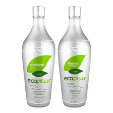 Escova Selagem Térmica Ecoplus Plástica Dos Fios 2x1000ml Foto mini 1