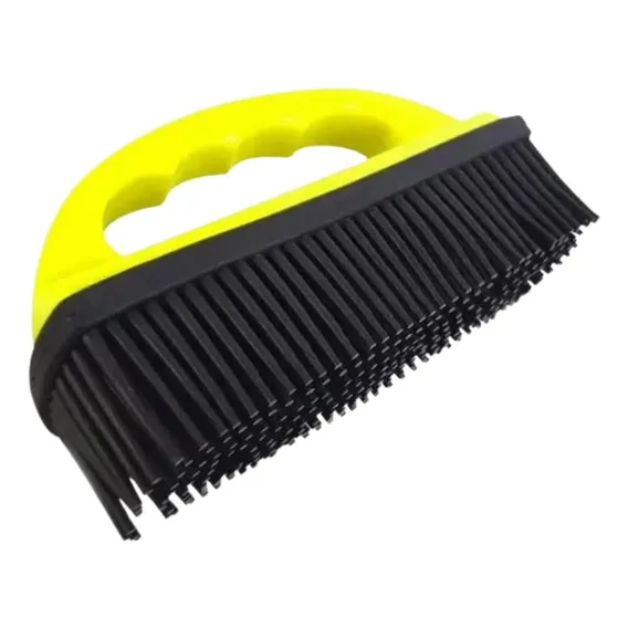 Escova Tira Pelos Com Cerda De Silicone Mandala Cor Amarelo Foto 1