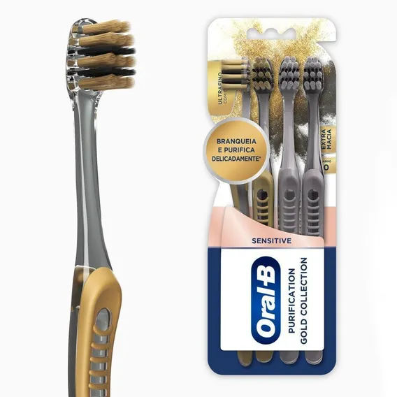 Escovas Dental Oral-b Purification Gold Foto 1