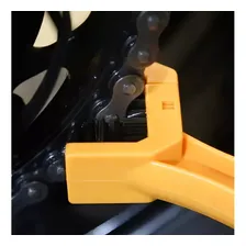 Escovinha Escova Para Limpar Corrente Transmissão Moto Cor Amarelo Foto mini 3