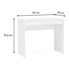 Escrivaninha Mendes 2 Gv Branca Cor Branco Foto mini 2