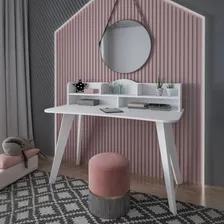 Escrivaninha para Home Office Moderna com 5 Nichos Sofia - Artely Foto mini 4