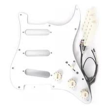 Escudo Completo Guitarra Velvet Stratocaster Sss Branco Foto mini 4