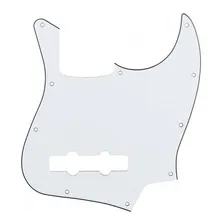 Escudo Contrabaixo Strinberg Pkjb Wh Jazz Bass Cor Branco Desenho Liso Foto mini 1
