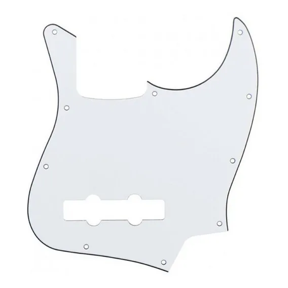 Escudo Contrabaixo Strinberg Pkjb Wh Jazz Bass Cor Branco Desenho Liso Foto 1